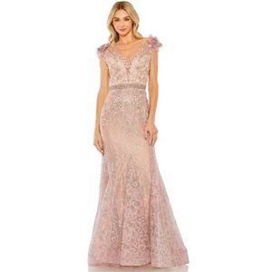 Mac Duggal Illusion Gown 79368 Size 4